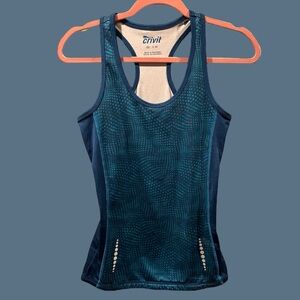 WOMEN'S CRIVIT‎ Turquoise Razorback Tank Size Small